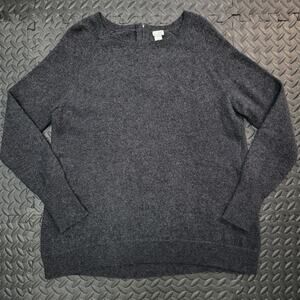 Halogen 100% Cashmere Sweater Womens XL Crewneck Pullover Soft Knit Capsule